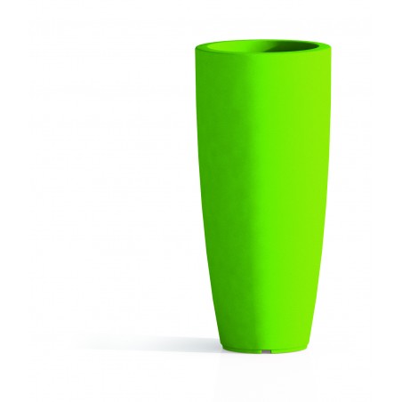 Vase Polymère Monacis Stilo Rond Vert - Ø 33 cm. - h 70cm.