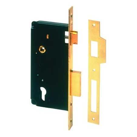 Cisa mortise locks 5C611 brass-plated 40 mm