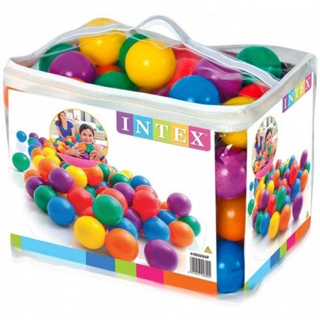 ELIMINARE Set 100 Pz Palline Colorate Intex da 8 Cm Gallegianti per Bambini per Gonfiabili Piscina 446004