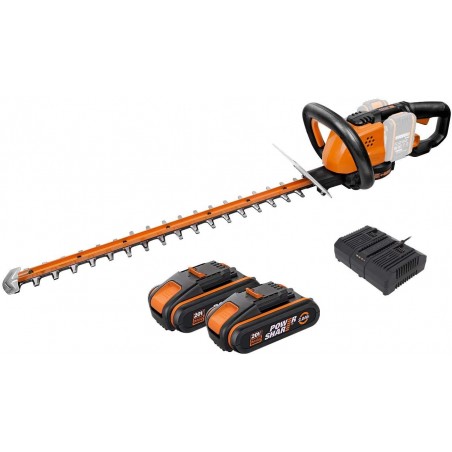 Tagliasiepi 2 Batterie20V/2,0Ah Lithio Caricabatteria Rapido Worx Wg284E