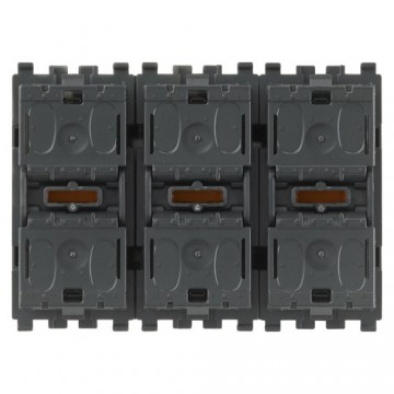 20541 three Eikon rocker switches