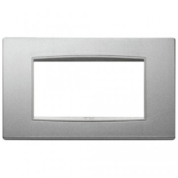 20654.N13 Plaque Classique 4M Argent Mat Eikon