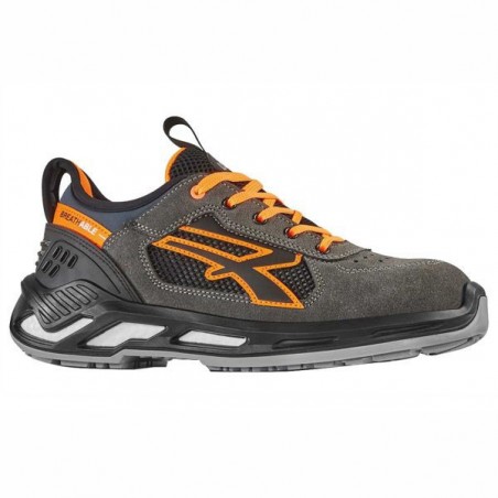 Chaussures Basses Ryder Gris/Orange 40 S1P Upower