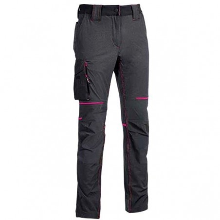 Pantalone Grey Fucsia S World Upower