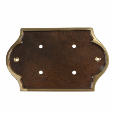 Placca Portanumeri Ottone Bonzato P1 153X120