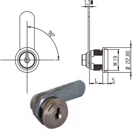 Cilindro Levetta Mm 30 163425 Omr