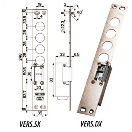 Ferrogliera Elettrica Sx I.28 94077 Mottura