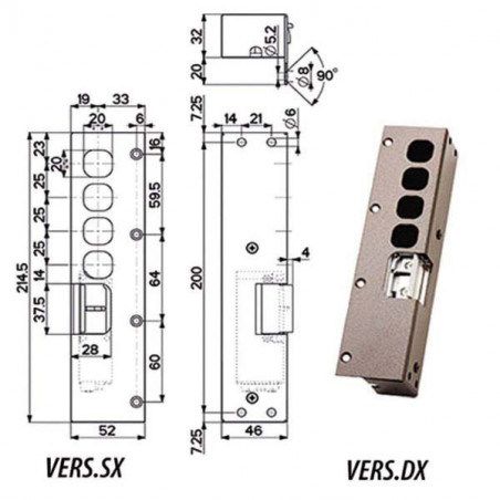 Ferrogliera Elettrica Bassa Dx 94080 Mottura