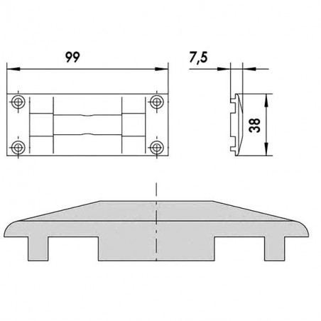 Contropiastra Serrature 06287-02-0 Cisa