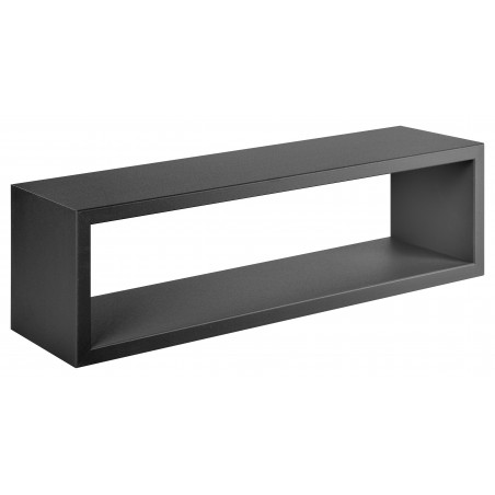 Mensola da Parete Regolo Nero 60x17x15.5 cm Sanitec