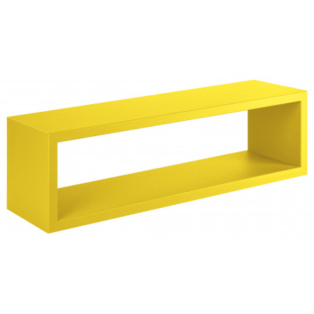 Mensola da Parete Giallo Canarino 60x17x15.5 cm Sanitec