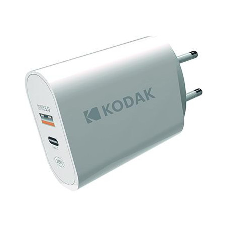 Alimentatore smartphone kodak, usb-a e usb-c