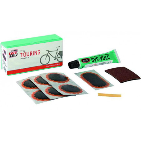 Kit riparazione cicli tip-top, tt-bike 02 touring, 9 pezzi