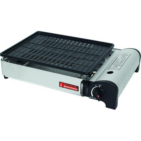 Barbecue Sandrigarden gas Tasmania, portatile con griglia, 1,9 kw