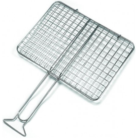 Graticola Sandrigarden cromat, doppie senza piedi, 270x370 mm