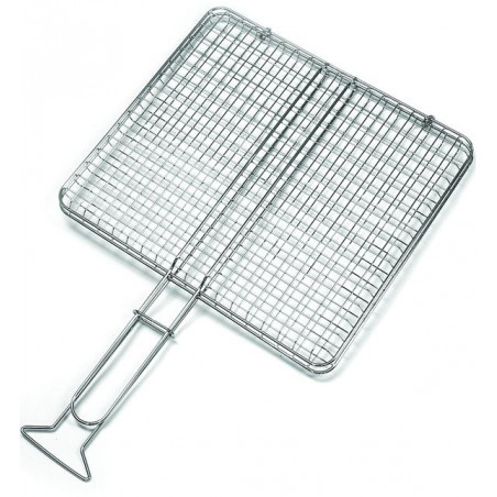 Graticola Sandrigarden cromat, doppie senza piedi, 350x400 mm