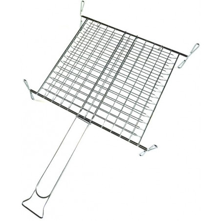 Graticola Sandrigarden doppie, mod. largo con piedi, 350x400 mm