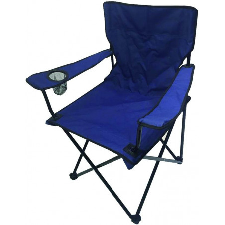 Sedia camping Vigor, Laura pieghevole, blu