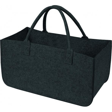 Borsa portalegna Vigor, in feltro nero 46l, 51x33 cm