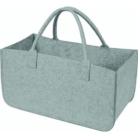 Borsa portalegna Vigor, in feltro grigio 46l, 51x33 cm